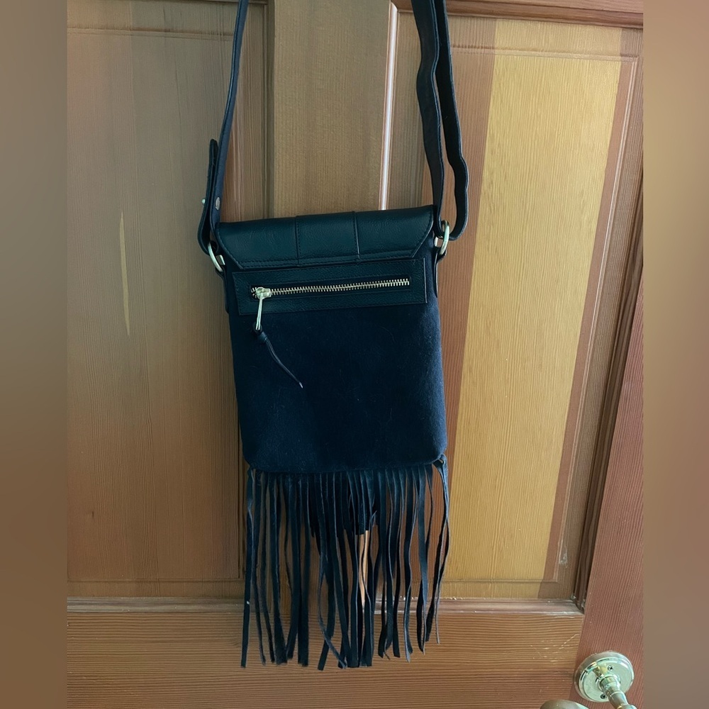 Bay Sky fringed cross body bag BY San Diego Hat Co. NWOT - Picture 5 of 8